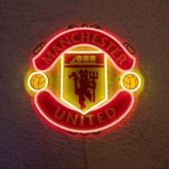 MUN FC Badge Neon