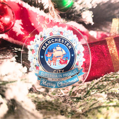 Manchester City Christmas Ornament