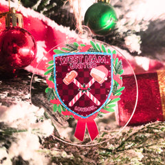 West Ham United Christmas Ornament