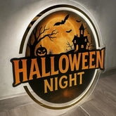 Halloween Night Acrylic Sign | 23.6" (60cm)