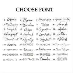 Custom Name Acrylic Sign | 23.6" (60cm)