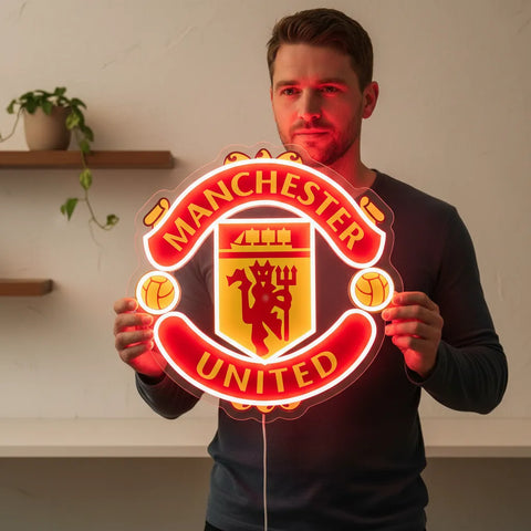 Manchester United Neon Sign