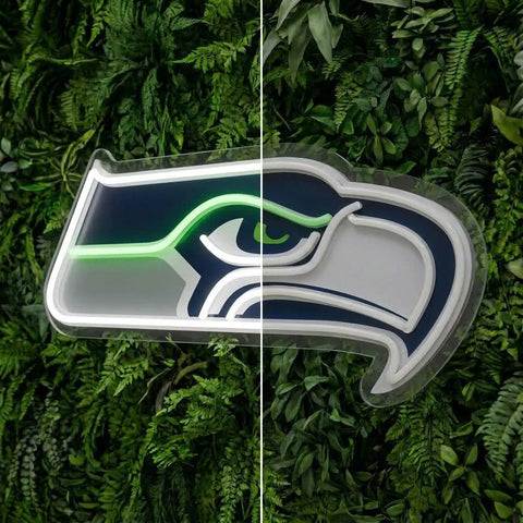 Seattle Seahawks Neon Sign – Custom Logo Neon Sign