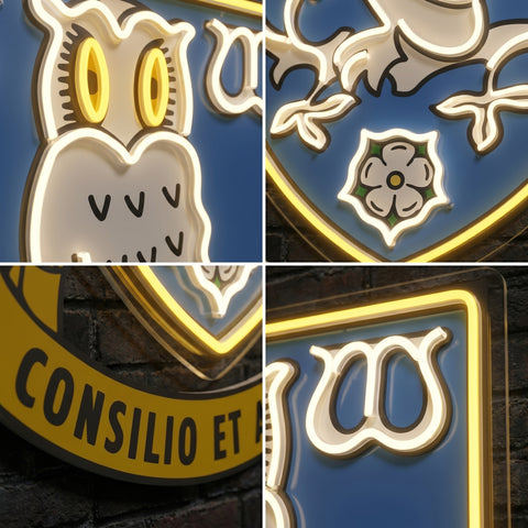 Sheffield Wednesday Crests Neon Sign