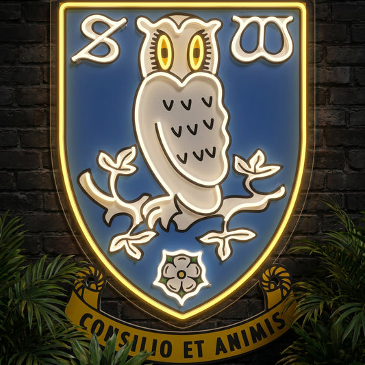 Sheffield Wednesday Crests Neon Sign