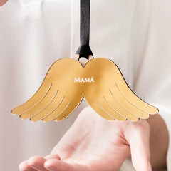 Personalized Angel Wings Memorial Ornament | Custom Engraved Keepsake