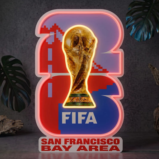 San Francisco Bay 2026 FIFA World Cup Neon Sign