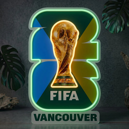 Vancouver FIFA World Cup City Neon Sign