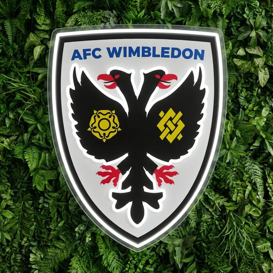 AFC Wimbledon Crests Neon Sign