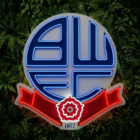 Bolton Wanderers Crest Neon Sign