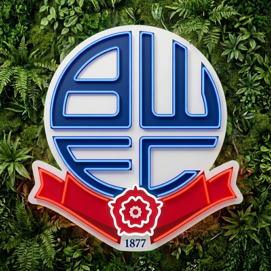 Bolton Wanderers Crest Neon Sign