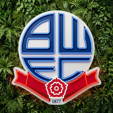 Bolton Wanderers Crest Neon Sign