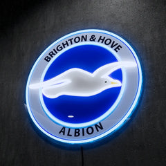 Brighton FC Badge Neon
