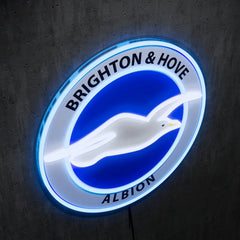 Brighton FC Badge Neon