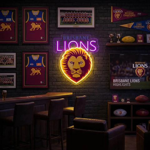 Brisbane Lions Neon Sign
