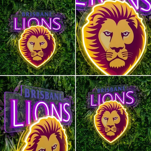Brisbane Lions Neon Sign