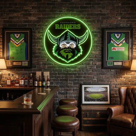 Canberra Raiders Neon Sign