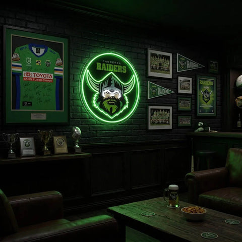 Canberra Raiders Neon Sign