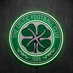 Celtic FC Badge Neon