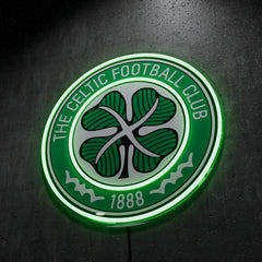 Celtic FC Badge Neon