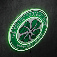 Celtic FC Badge Neon