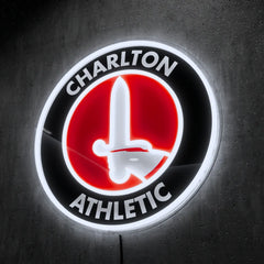 Charlton Athletic FC Badge Neon