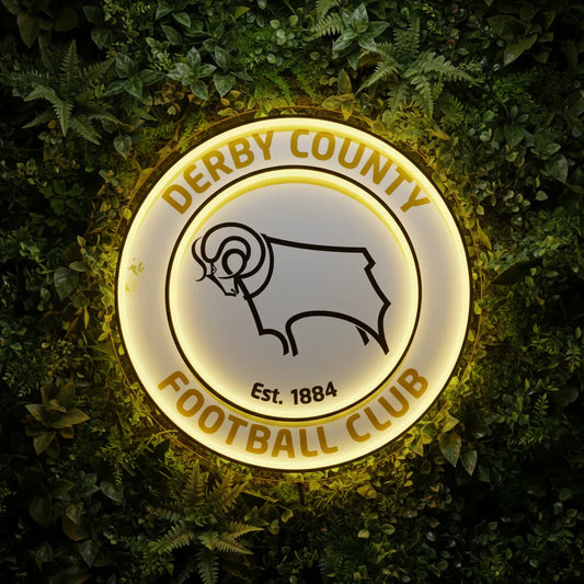 Derby County Neon Sign