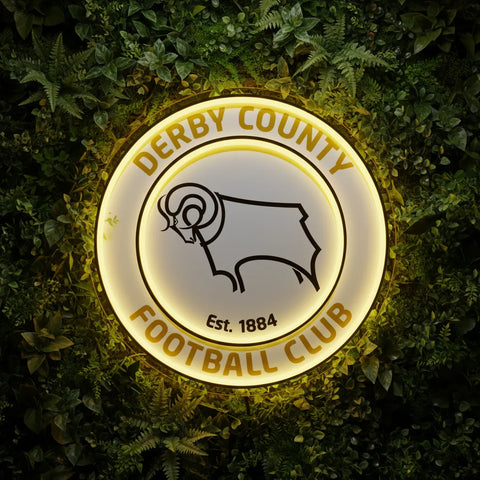 Derby County Neon Sign