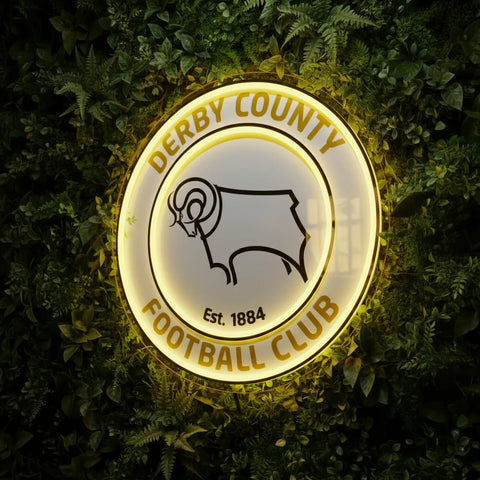 Derby County Neon Sign