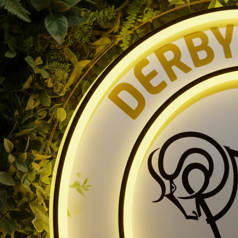 Derby County Neon Sign
