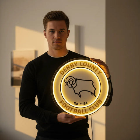 Derby County Neon Sign