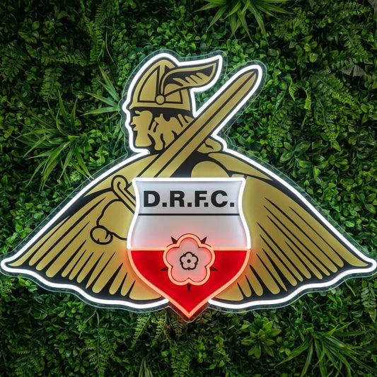Doncaster Rovers Crest Neon Sign
