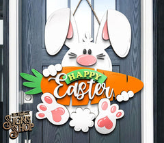 Happy Easter Bunny Door Hanger