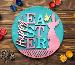 Happy Easter Door Hanger