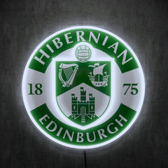 Hibernian FC Badge Neon
