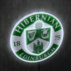 Hibernian FC Badge Neon