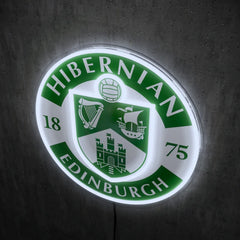 Hibernian FC Badge Neon