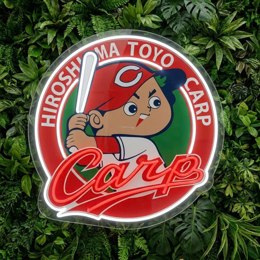 Hiroshima Toyo Carp Neon Sign