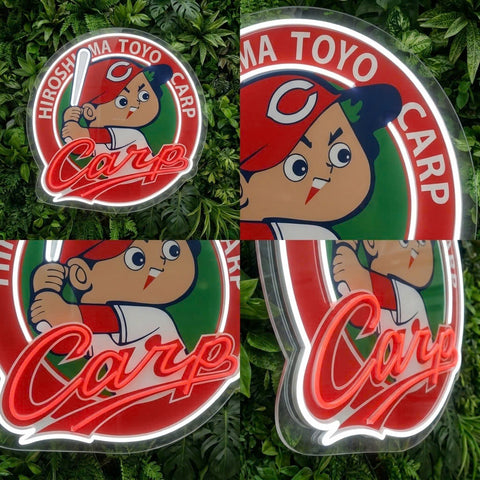 Hiroshima Toyo Carp Neon Sign