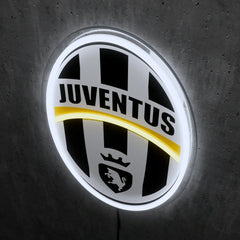 Juventus FC Badge Neon