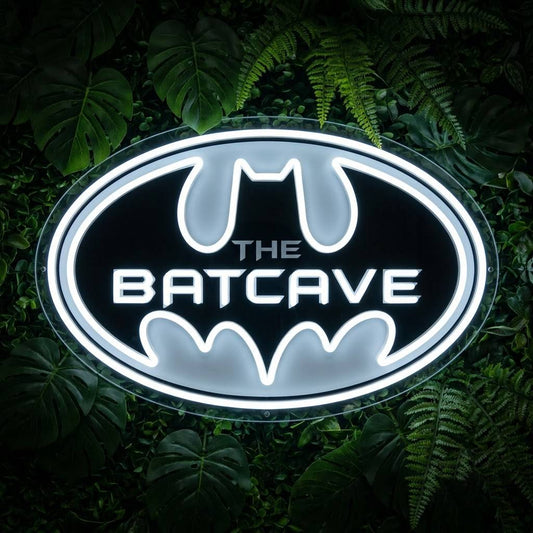 The Batcave Neon Sign