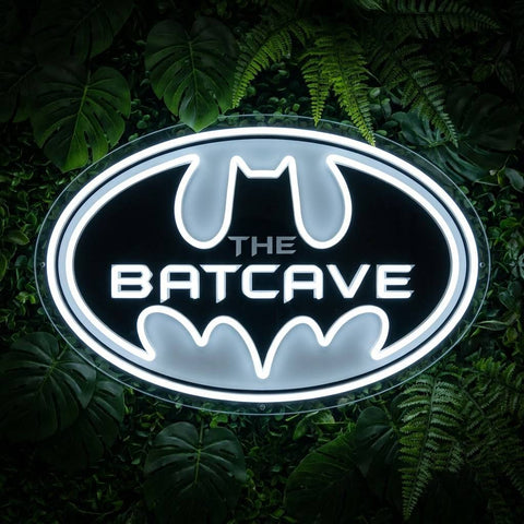 The Batcave Neon Sign