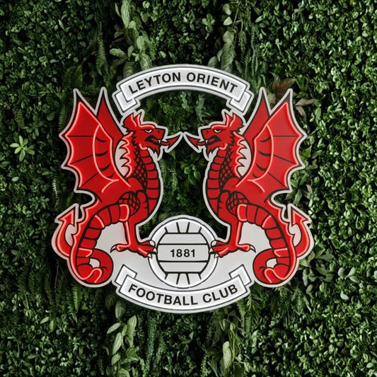 Leyton Orient Crest Neon Sign