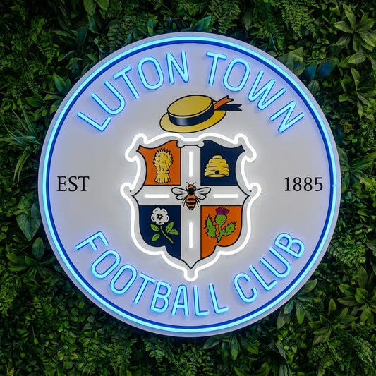 Luton Town Crest Neon Sign