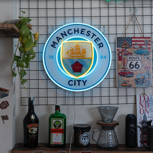 Manchester City Neon Sign