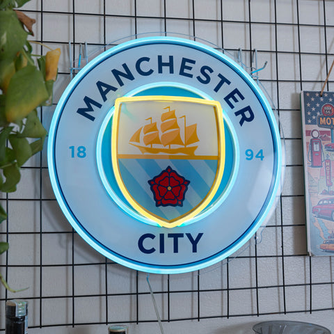 Manchester City Neon Sign