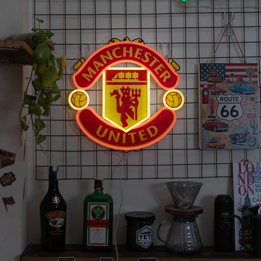 Manchester United Neon Sign