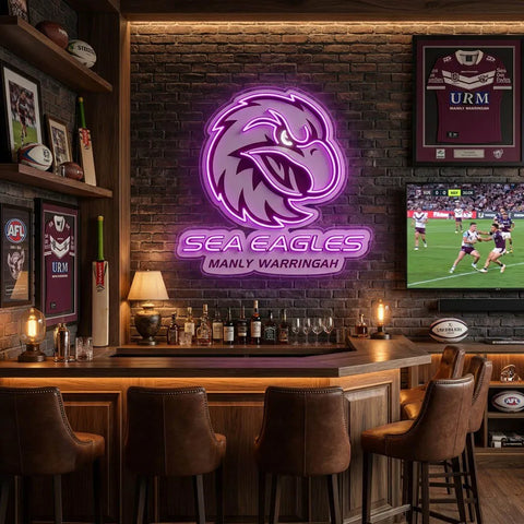 Manly Warringah Sea Eagles Neon Sign