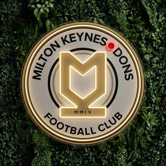 Milton Keynes Dons Neon Sign