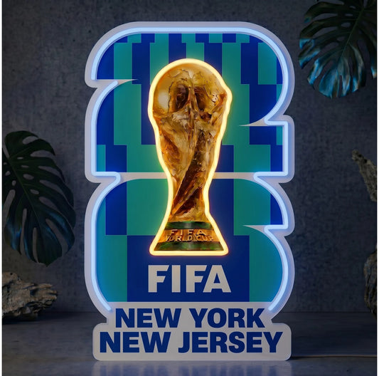 NY New Jersey 2026 FIFA World Cup Neon Sign